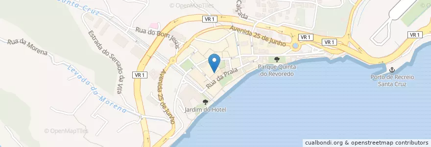 Mapa de ubicacion de Do dia p'ra noite en 葡萄牙, Santa Cruz, Santa Cruz.