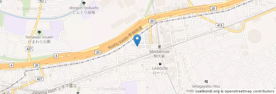 Mapa de ubicacion de 森島鍼灸接骨院 en Japonya, 東京都.