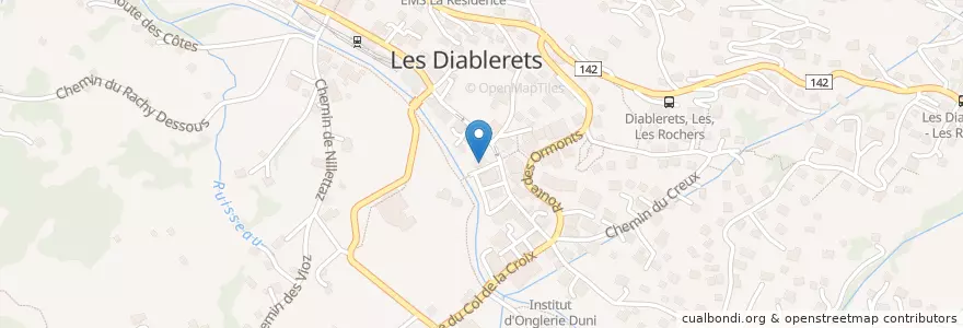 Mapa de ubicacion de Garderie ESS en Switzerland, Vaud, District D'Aigle, Ormont-Dessus.