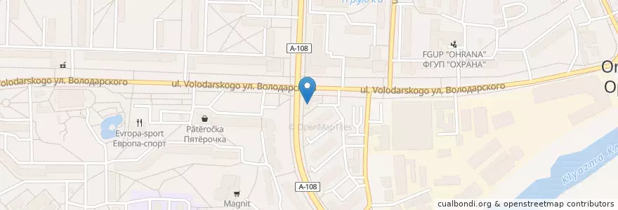 Mapa de ubicacion de ВТБ Банк Москвы en ロシア, 中央連邦管区, モスクワ州, Орехово-Зуевский Городской Округ.