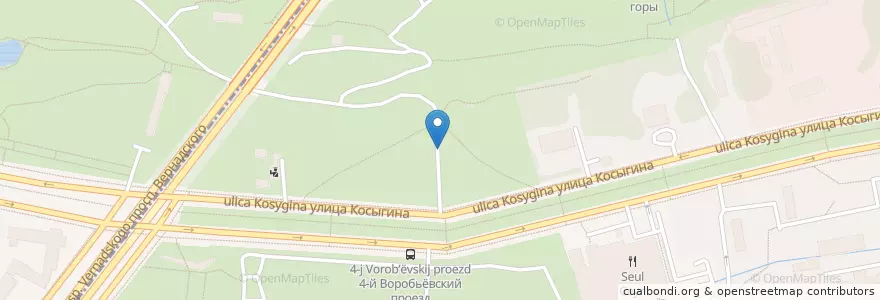 Mapa de ubicacion de Shawarma house en Russie, District Fédéral Central, Moscou, Гагаринский Район.
