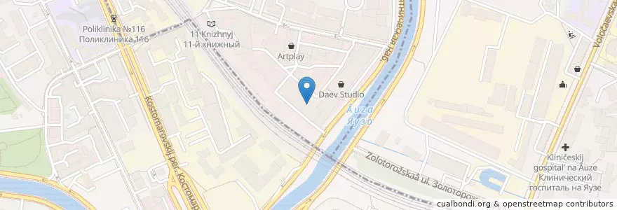 Mapa de ubicacion de Британская высшая школа дизайна en Rússia, Distrito Federal Central, Москва, Центральный Административный Округ, Басманный Район.