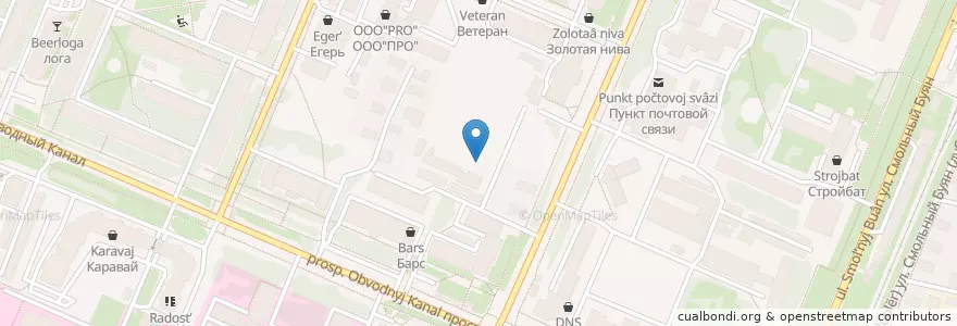 Mapa de ubicacion de СГБ en Russland, Föderationskreis Nordwest, Oblast Archangelsk, Приморский Район, Городской Округ Архангельск.