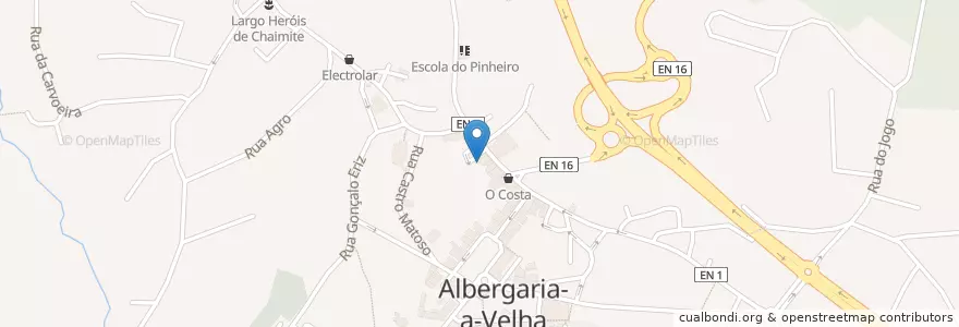Mapa de ubicacion de Albergaria-a-Velha e Valmaior en Portogallo, Aveiro, Centro, Baixo Vouga, Albergaria-A-Velha, Albergaria-A-Velha E Valmaior.
