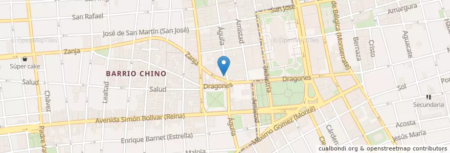 Mapa de ubicacion de Don Pizza en Cuba, La Habana, La Habana Vieja, Centro Habana.