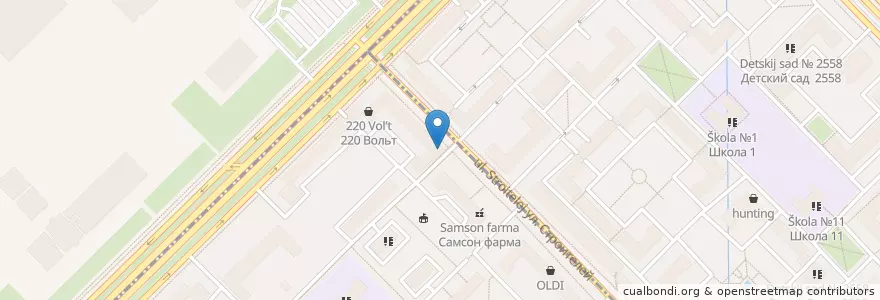 Mapa de ubicacion de Живика en 俄罗斯/俄羅斯, Центральный Федеральный Округ, Москва, Ломоносовский Район.