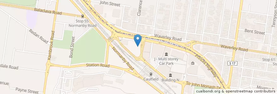 Mapa de ubicacion de Zagame en Австралия, Виктория, City Of Stonnington, City Of Glen Eira.