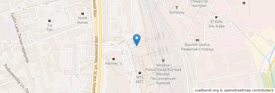 Mapa de ubicacion de ШефДонер'с en Russland, Föderationskreis Zentralrussland, Moskau, Zentraler Verwaltungsbezirk, Rajon Basmanny.