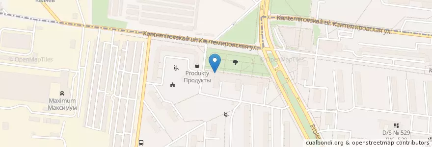 Mapa de ubicacion de Daily roll en Russia, Distretto Federale Centrale, Москва, Южный Административный Округ, Район Царицыно.