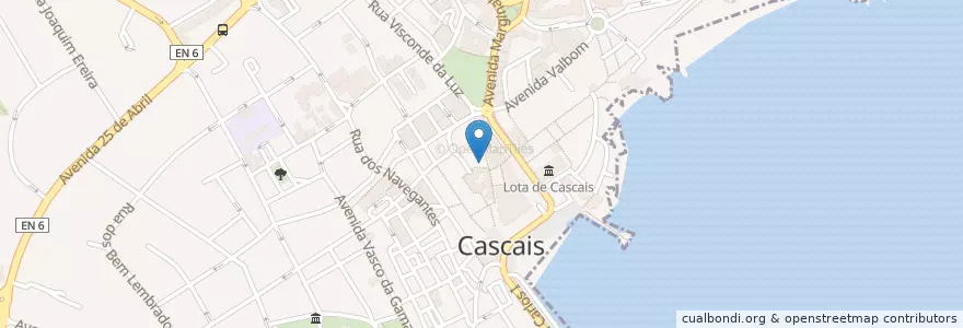 Mapa de ubicacion de O Poeta en Portekiz, Área Metropolitana De Lisboa, Lisboa, Grande Lisboa, Cascais, Cascais E Estoril.