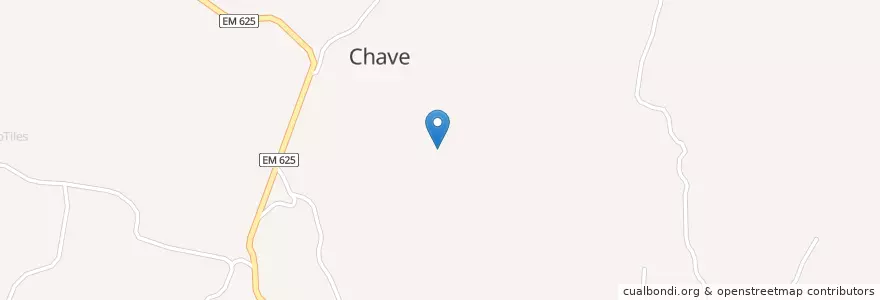 Mapa de ubicacion de Chave en پرتغال, Aveiro, Norte, Área Metropolitana Do Porto, Arouca, Chave.