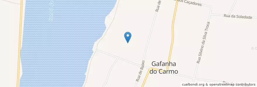 Mapa de ubicacion de Gafanha do Carmo en Portugal, Aveiro, Centre, Baixo Vouga, Ílhavo, Gafanha Do Carmo.