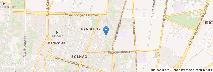 Mapa de ubicacion de Mad lobos en پرتغال, Norte, Área Metropolitana Do Porto, Porto, Porto, Cedofeita, Santo Ildefonso, Sé, Miragaia, São Nicolau E Vitória.