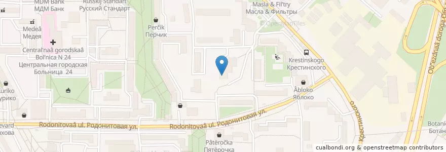 Mapa de ubicacion de УФМС en 러시아, Уральский Федеральный Округ, Свердловская Область, Городской Округ Екатеринбург.
