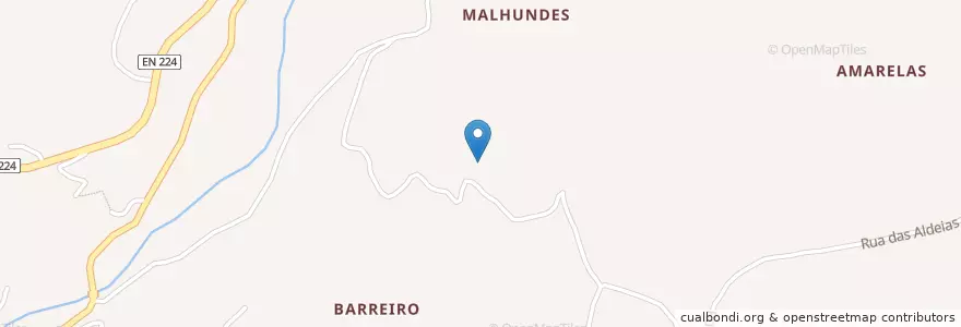 Mapa de ubicacion de Roge en ポルトガル, Aveiro, ノルテ, Área Metropolitana Do Porto, Vale De Cambra, Roge.