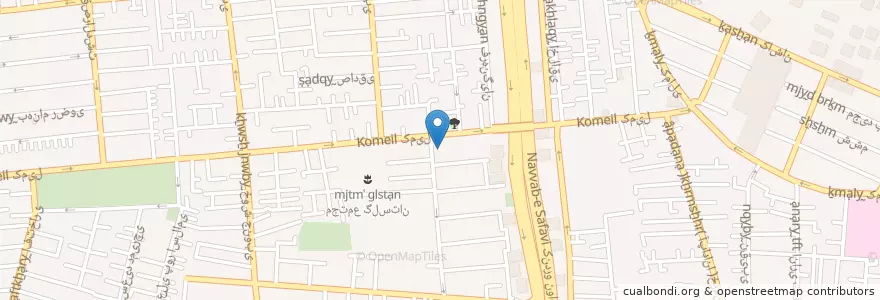 Mapa de ubicacion de پمپ بنزین en Irán, Teherán, شهرستان تهران, Teherán, بخش مرکزی شهرستان تهران.