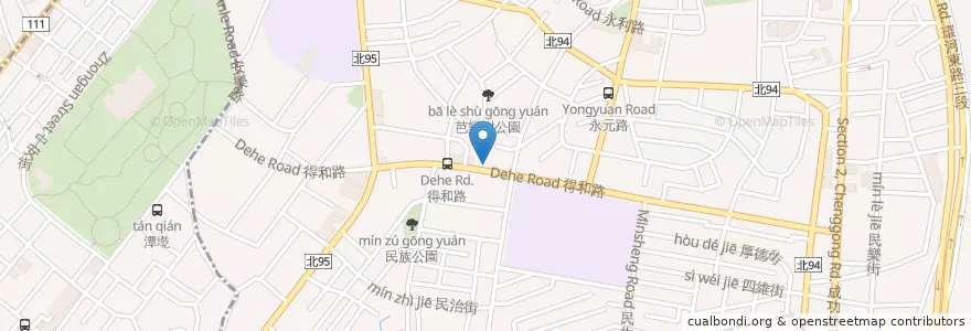 Mapa de ubicacion de 大和鐵板燒 en Taiwan, 新北市, 永和區.