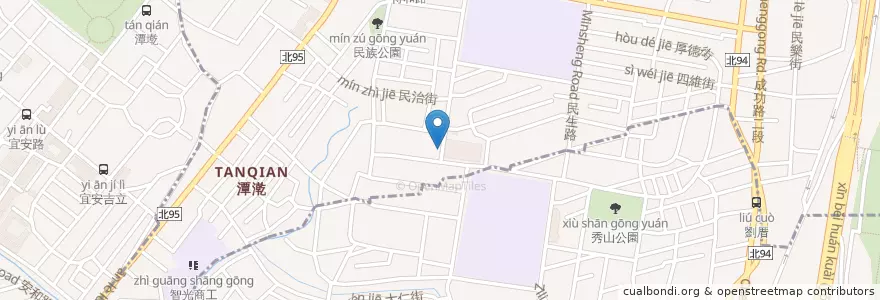 Mapa de ubicacion de 麥味登 en 台湾, 新北市, 中和区, 永和区.