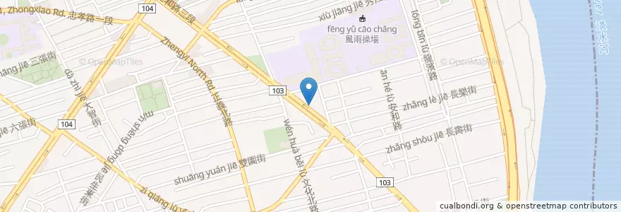Mapa de ubicacion de 寶華牙醫 en Taïwan, Nouveau Taipei.