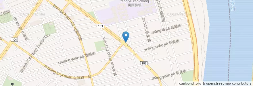 Mapa de ubicacion de 鍋錢橋日式刷刷鍋 en Taiwan, New Taipei.
