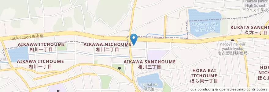 Mapa de ubicacion de ミスタードーナツ en Japão, 愛知県, Nagoia, 天白区, 緑区.