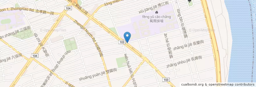 Mapa de ubicacion de 春米鐵板吐司 en 台湾, 新北市.