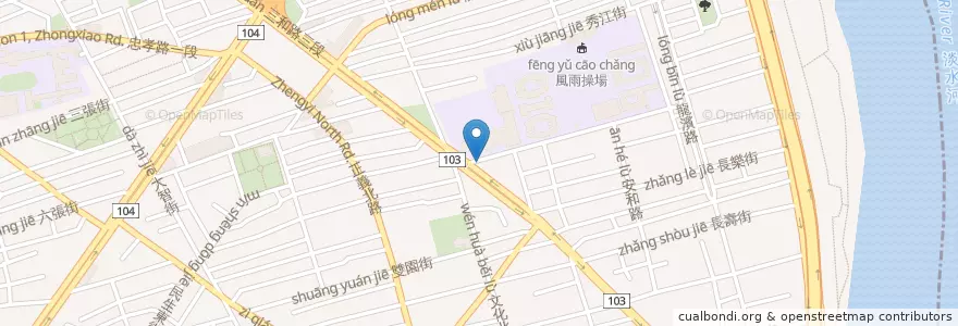 Mapa de ubicacion de 北港躼腳羊肉店 en Тайвань, Новый Тайбэй.