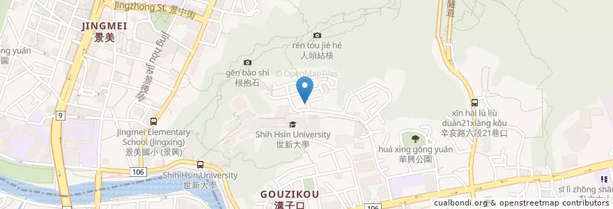 Mapa de ubicacion de 雞肉飯 en Taïwan, Nouveau Taipei, Taipei, District De Wenshan.