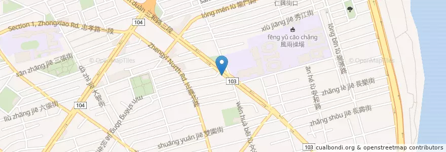 Mapa de ubicacion de 泰味廚房 en Taiwan, 新北市.