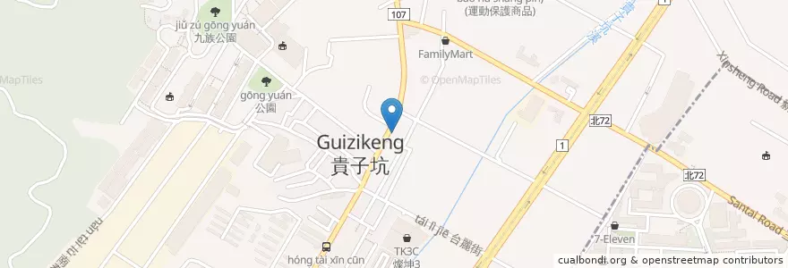 Mapa de ubicacion de 鮮天下 en Tayvan, 新北市, 泰山區.