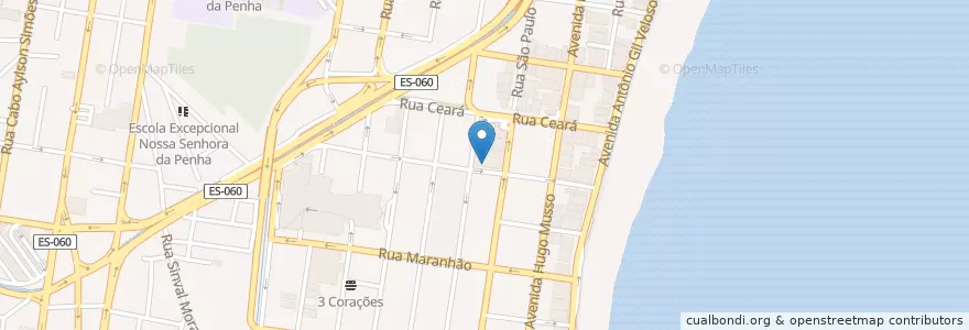 Mapa de ubicacion de Empórium Mr Art en برزیل, منطقه جنوب شرقی برزیل, اسپیریتو سانتو, Região Geográfica Intermediária De Vitória, Região Metropolitana Da Grande Vitória, Vila Velha, Microrregião Vitória.