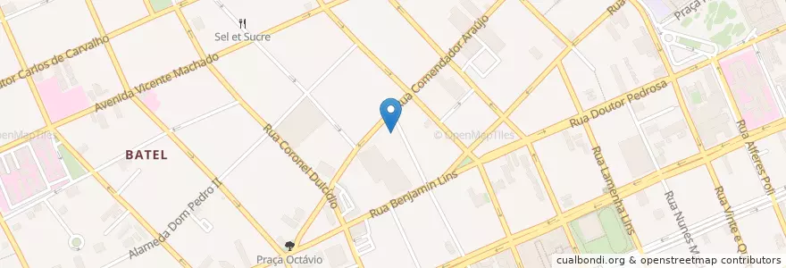 Mapa de ubicacion de Hard Rock Cafe en Brasile, Regione Sud, Paraná, Região Geográfica Intermediária De Curitiba, Região Metropolitana De Curitiba, Microrregião De Curitiba, Curitiba.