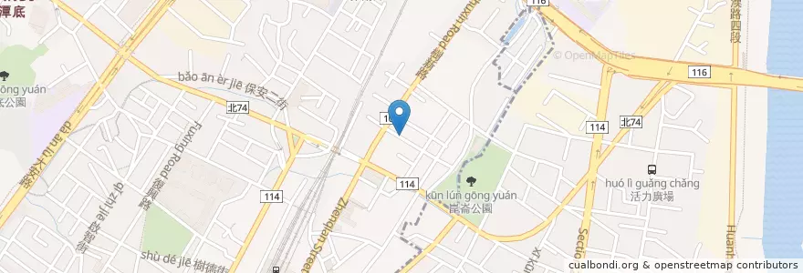 Mapa de ubicacion de 徐老師素食坊 en Tayvan, 新北市, 樹林區.