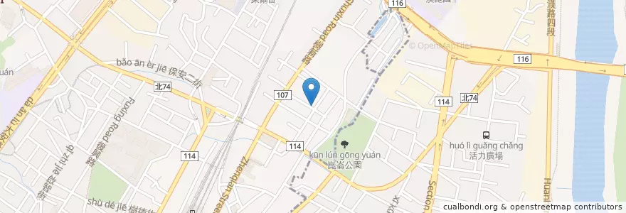 Mapa de ubicacion de 早餐店 en 台湾, 新北市, 樹林区.