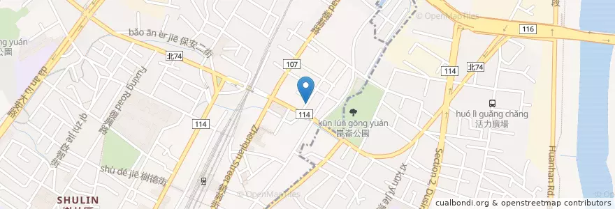 Mapa de ubicacion de 豐華包子店 en تايوان, تايبيه الجديدة, 樹林區.