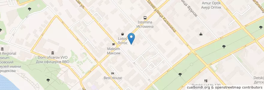 Mapa de ubicacion de Тамара en روسيا, Дальневосточный Федеральный Округ, خاباروفسك كراي, Городской Округ Хабаровск.