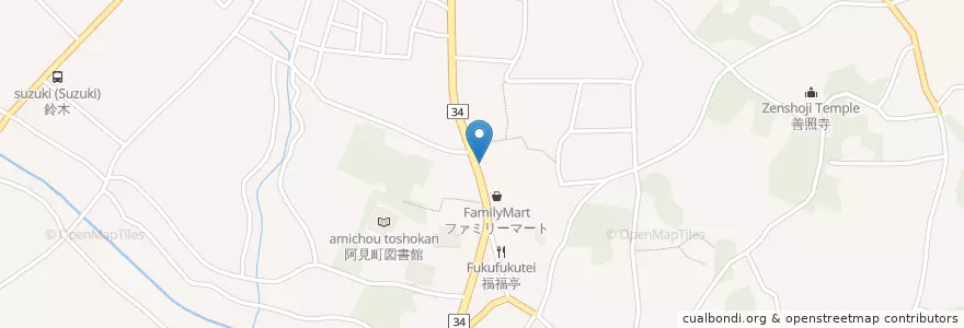 Mapa de ubicacion de ENEOS en Japón, Prefectura De Ibaraki, 稲敷郡, 阿見町.