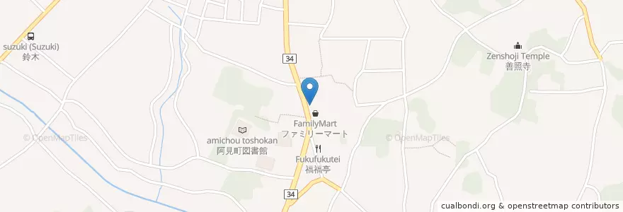 Mapa de ubicacion de あみ野菜 en 일본, 이바라키현, 稲敷郡, 阿見町.