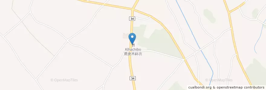 Mapa de ubicacion de 蕎麦木鉢坊 en 일본, 이바라키현, 稲敷郡, 阿見町.