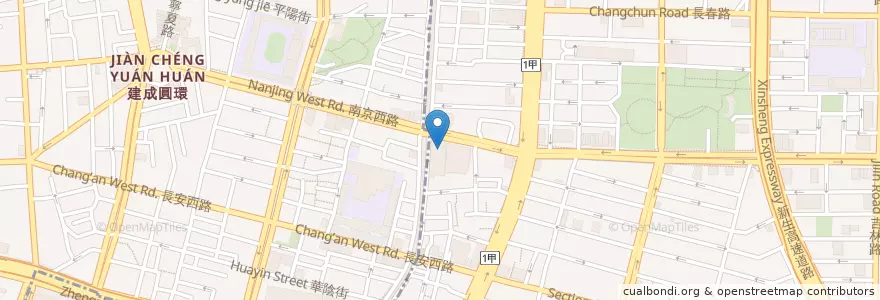 Mapa de ubicacion de King Ping Chayu en Taiwan, New Taipei, Taipei, Zhongshan District.