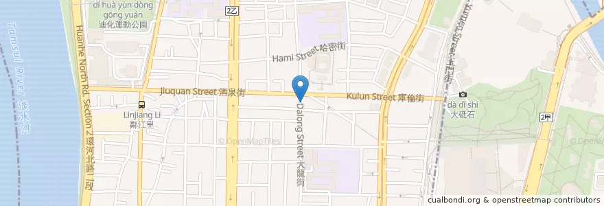 Mapa de ubicacion de 小鳳米粉湯 en Taïwan, Nouveau Taipei, Taipei, 大同區.