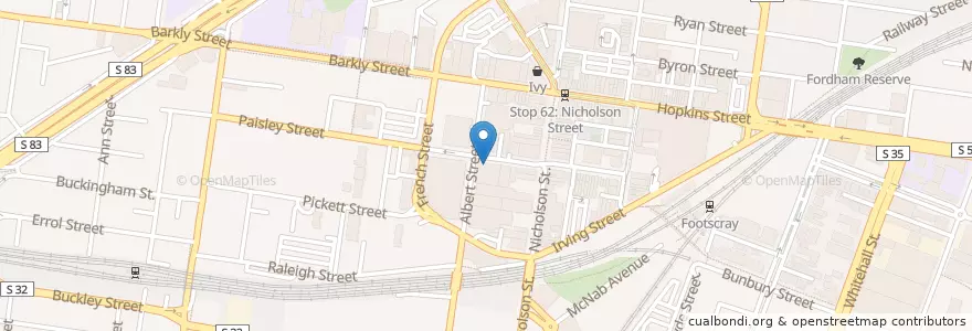 Mapa de ubicacion de Millenium Medical en Австралия, Виктория, City Of Maribyrnong.