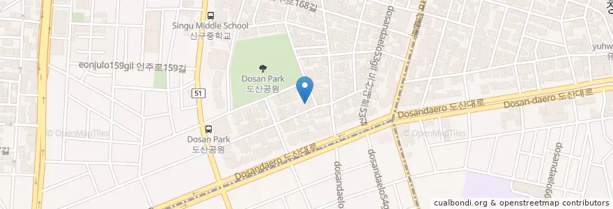 Mapa de ubicacion de 뷰스튜디오 en Südkorea, Seoul, 강남구.