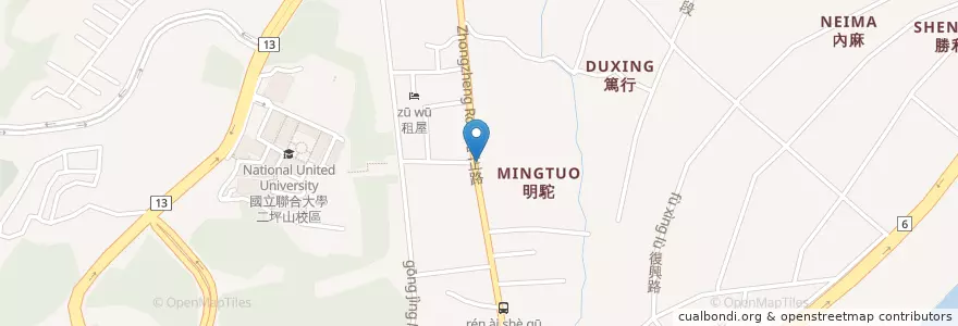 Mapa de ubicacion de 苗栗地方法院 en 타이완, 타이완성, 먀오리 현, 먀오리시.