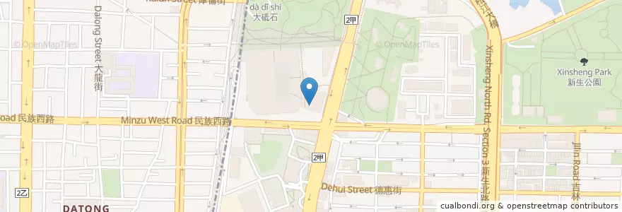 Mapa de ubicacion de 無障礙廁所 en Taiwan, 新北市, Taipé.