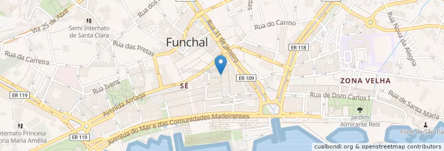 Mapa de ubicacion de Cafés Tofa en Portekiz.