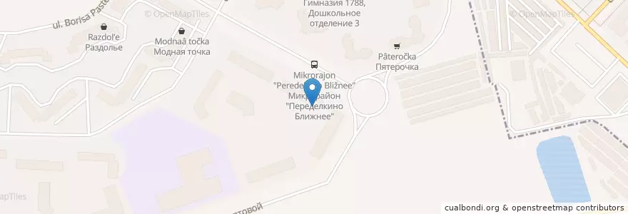 Mapa de ubicacion de CofeeRoom en Rusland, Centraal Federaal District, Moskou, Новомосковский Административный Округ, Поселение Внуковское.