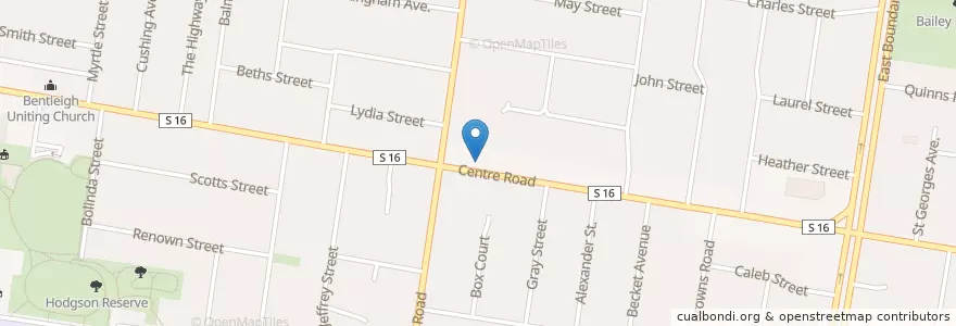 Mapa de ubicacion de Fio Cookhouse & Bar en أستراليا, ولاية فيكتوريا, City Of Glen Eira.