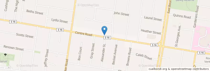 Mapa de ubicacion de Oriental Kitchen en استرالیا, Victoria, City Of Glen Eira.