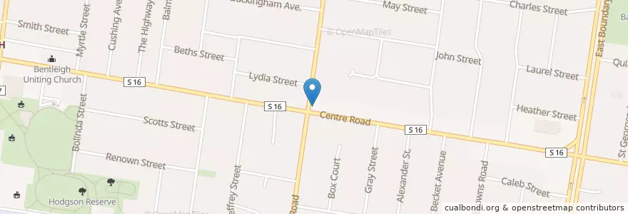 Mapa de ubicacion de Pioneer Denture Clinic en Australië, Victoria, City Of Glen Eira.